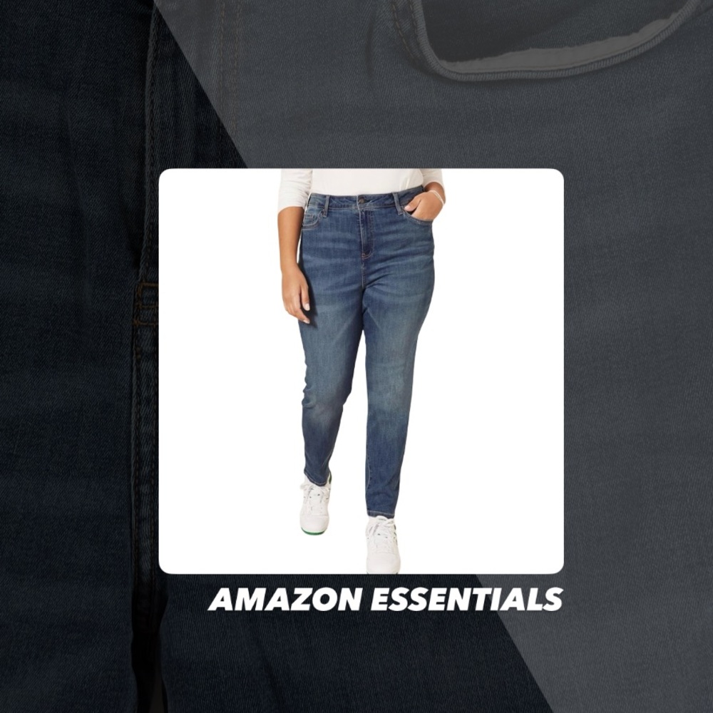 EUC Amazon Essentials Medium Wash Skinny Jeans